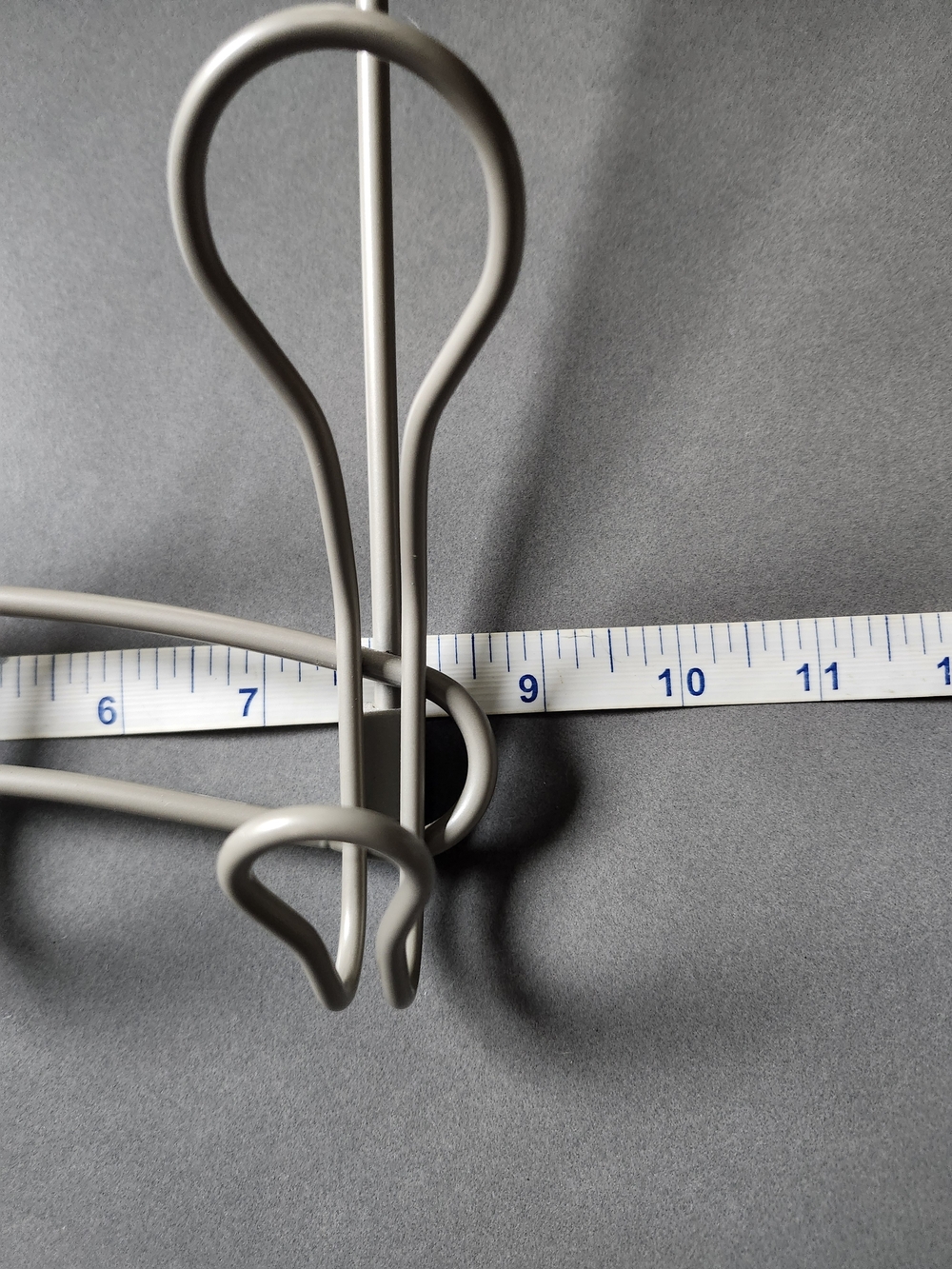 3-Hook Over-the-Door Rack Metal - Picture 3 of 6